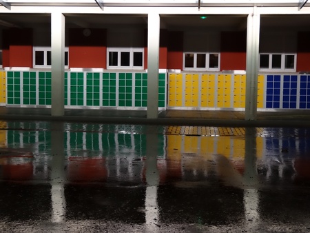 schoolyardの写真素材