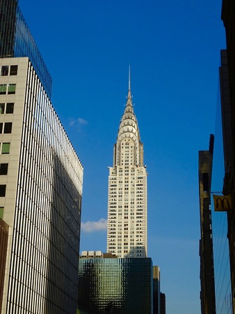 Chrysler building in Manhattanのeditorial素材