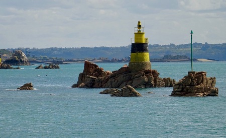 Island of BREHAT in Brittanyの写真素材