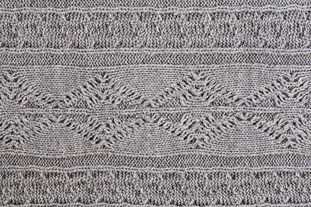 Knit grey sweater texture background.の写真素材