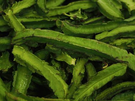 organic starbeans, star bean close up shot at market
