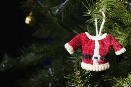 Christmas ornament of Santas Coatの写真素材