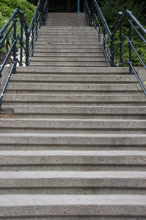 Concrete stairs going up pattern