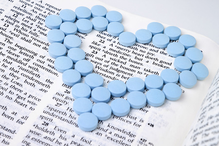 Proverbs 17 22 A merry heart doeth good like a medicine concept in King James Versionの写真素材