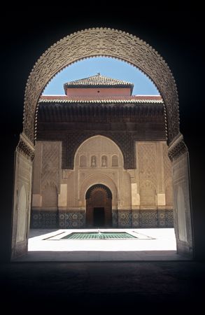 Palace in Marrakesh,Moroccoのeditorial素材