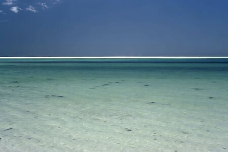Watercolors on the east side of Zanzibar, Tanzaniaの写真素材