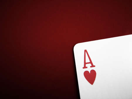 Ace of Hearts Cardの写真素材