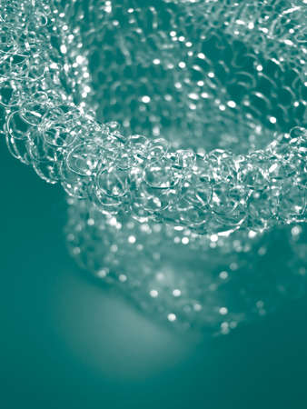 Macro duotone of a circular metal weave with shallow DOFの写真素材