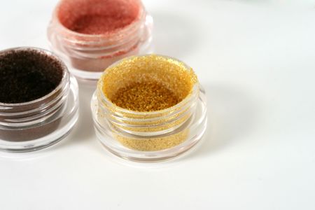 Professional cosmetic face and body glitterの写真素材