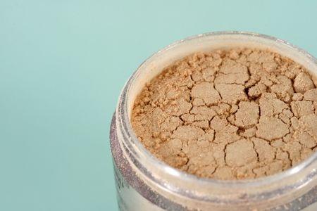 Professional cosmetic face and body glitter powderの写真素材