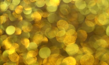 bright golden glowing defocused light pattern 