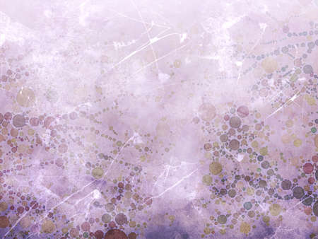 Purple and gold painted wall background with scratches and drips