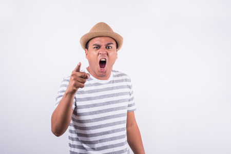 Angry young manの写真素材