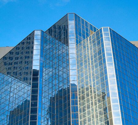 Blue cornersの写真素材