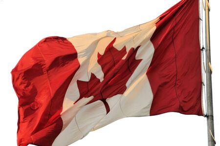 Canadian flagの写真素材