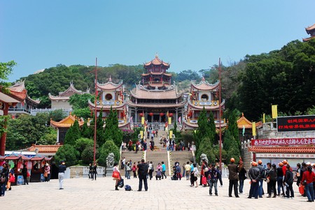 Fujian Putian Meizhou Island Mazu Temple, Mazu Temple, Mazu, Meizhou Island