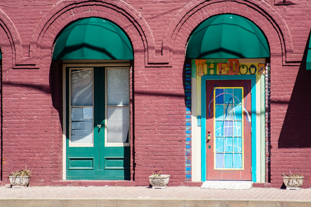 WHARTON, TX, FEBRUARY 2017:The Door in Wharton, Texasのeditorial素材