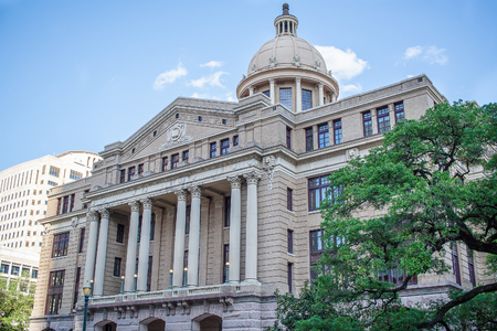 April, 2017, Houston, Texas: The Historic Harris County Courthouse, now the  seat of two Court of Appealsのeditorial素材