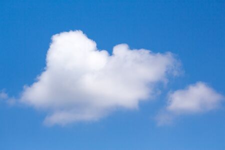 Blue sky background with clouds wallpaperの写真素材