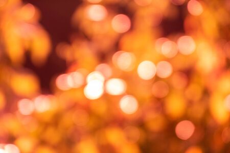 Colourful sun spots Bokeh - orangeの写真素材