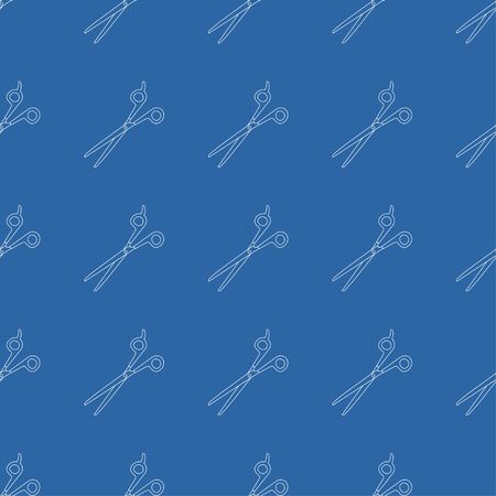 Womens hair salon seamless pattern. Decorative wallpaper, for printing. Design background. Vector illustrationのイラスト素材