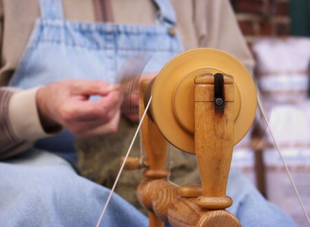 	The weaver works on pleasure of allの写真素材