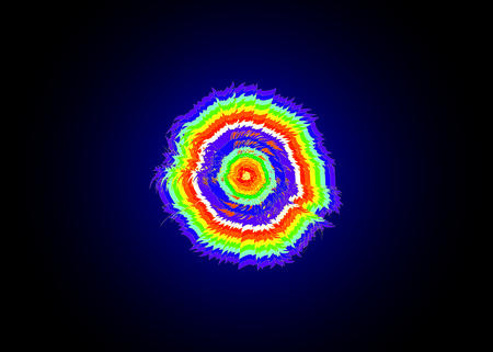 colorful sunのイラスト素材