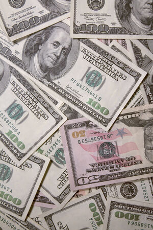 United States currencyの写真素材