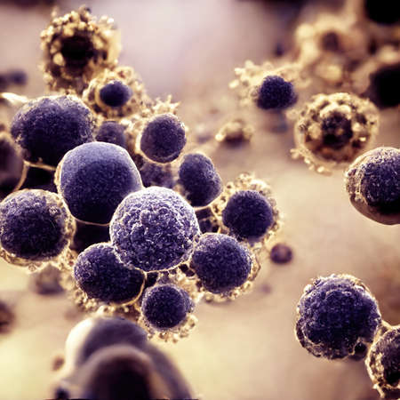 abstact interpretation of corona virus flowing, illustrationの素材