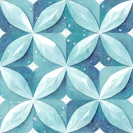 shining glitter winter pattern art, cartoon art 2の素材