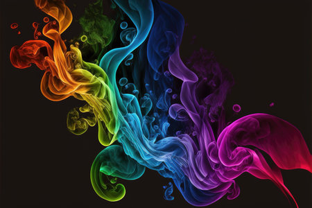 abstract smoke colors, different styles for wallpaper artの素材