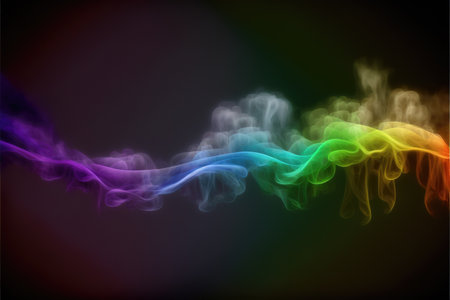 smoke colors in different arts, wave smooth for wallpaper artの素材