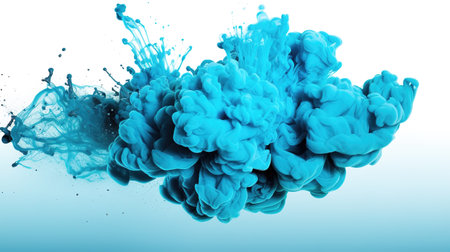magenta inspired powder splash effect, ai generated imageの素材