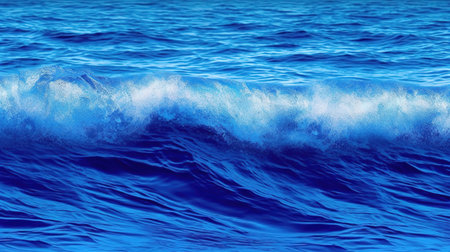 a realistic inspired water wave, ocean wallpaper, ai generated imageの素材