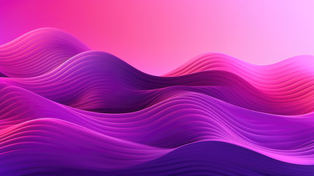 modern pink blue waves, palette design, ai generated imageの素材