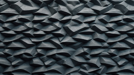 a polygonal inspired water wall art, music wallpaper, ai generated imageの素材