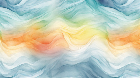 modern color waves wallpaper, ai generated imageの素材