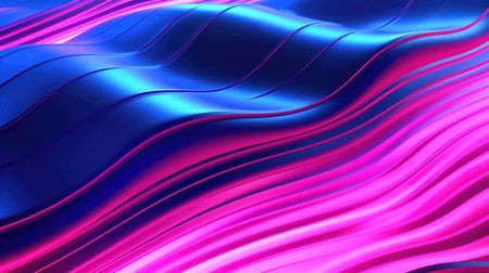 elegant blue and pink waves, jewelry wallpaper style, ai generated imageの素材