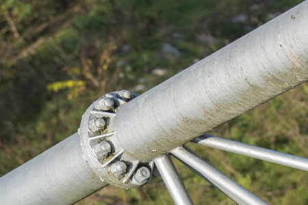 water pipes boltedの写真素材
