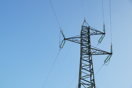 electric poleの写真素材