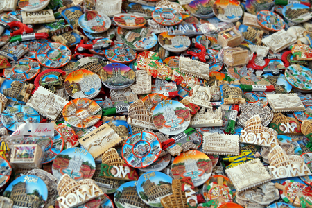 fridge magnets romeの写真素材