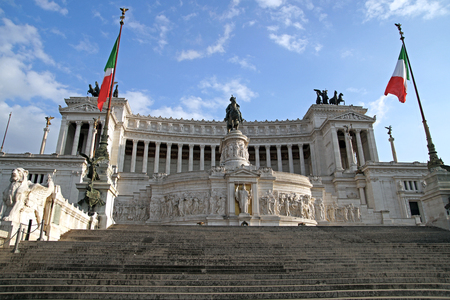 Altar of the Fatherland in Romeのeditorial素材