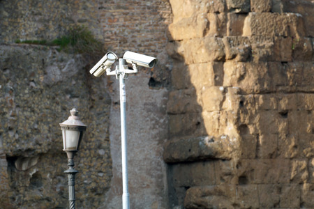 security cameraの写真素材