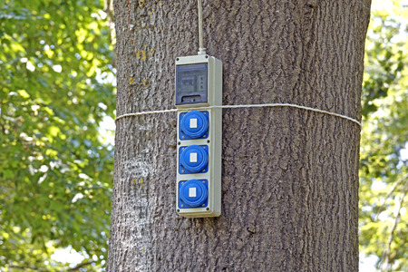 electrical outletsの写真素材