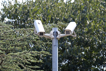 security camera at park
