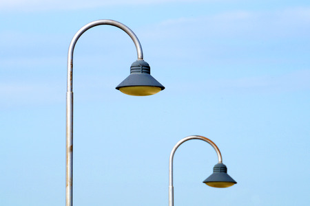 modern urban lampostの写真素材