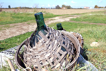 glass carboy abandoned