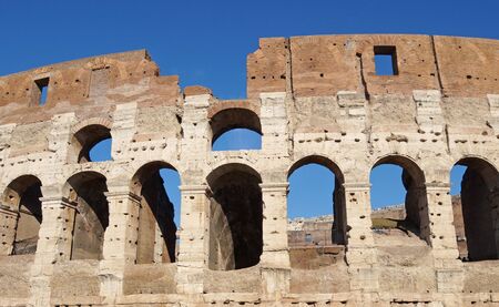 The Colosseum in Rome, Italy