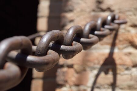 metal chainの写真素材