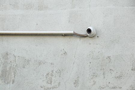 Security cameras in industrial building businessの写真素材